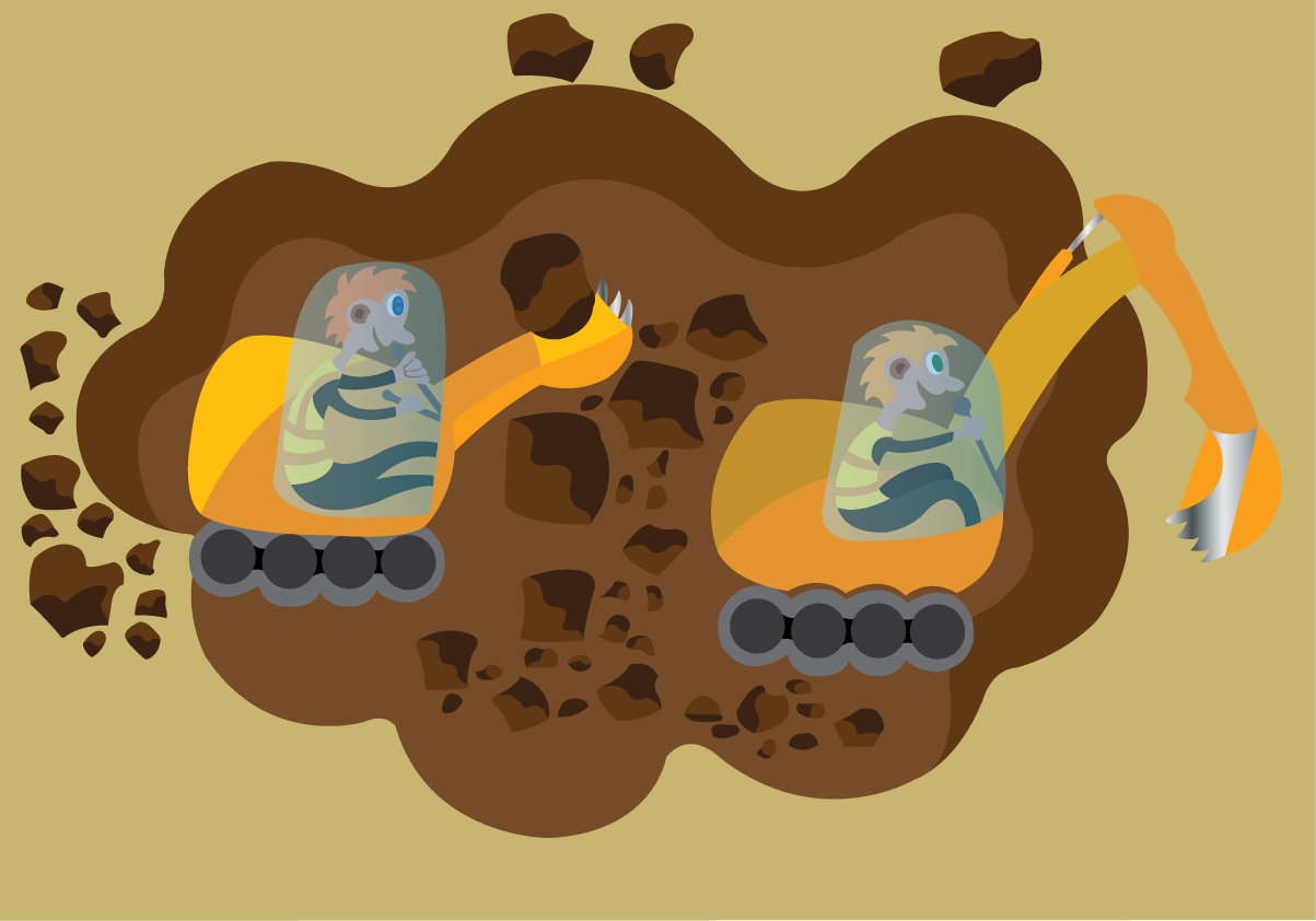 Open Pit and Open Cast mining continues to make an ugly face of planet earth